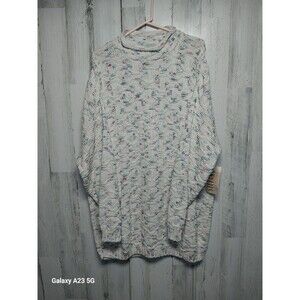 Vintage Stefano International Women's 26/28W Basket Weave Sweater NWT Deadstock